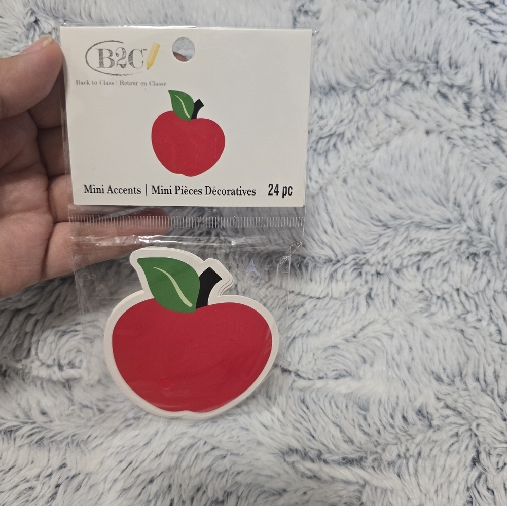 Red Apple Mini Accents Classroom Decoration